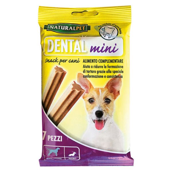 Image of NaturalPet Dental Joy snack dentale vegetale - 7 snack per cane taglia Mini 9892242