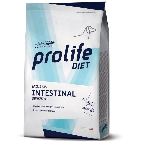 Image of Prolife Veterinary Diet Dog Intestinal Sensitive Mini Maiale - 1,5 Kg Dieta Veterinaria per Cani