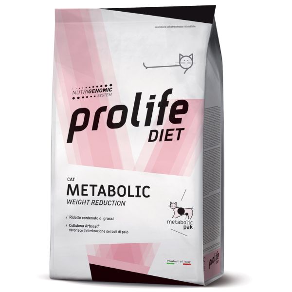 Image of Prolife Veterinary Diet Cat Metabolic Weight Reduction - 5 Kg Dieta Veterinaria per Gatti