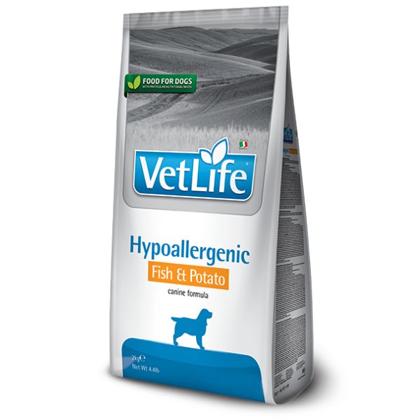 Farmina Vet Life Canine Hypoallergenic Pesce & Patate - 2 kg - SPEDIZIONE GRATIS 1° ORDINE + scegli lo sconto BZR5 / BZR20