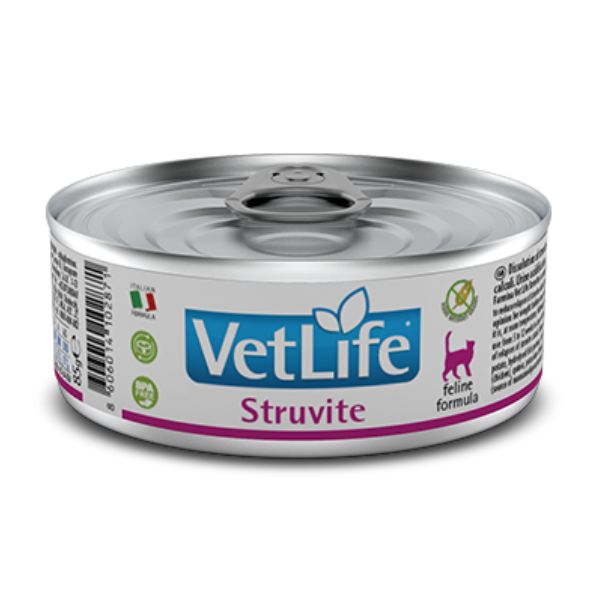 Image of Farmina Vet Life Feline Struvite - 85 gr Confezione da 12 pezzi Dieta Veterinaria per Gatti