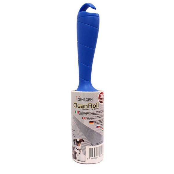 Spazzola Adesiva Clean Roll cattura peli Gim Dog