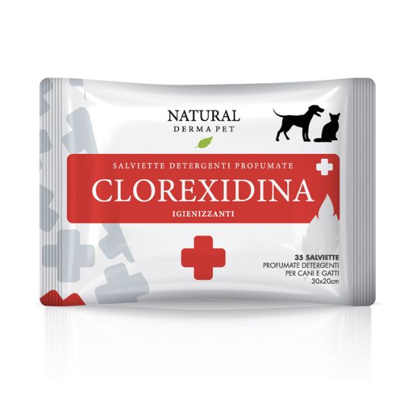 Image of Salviette igieniche Detergenti Natural Derma Pet - Salviette Clorexidina