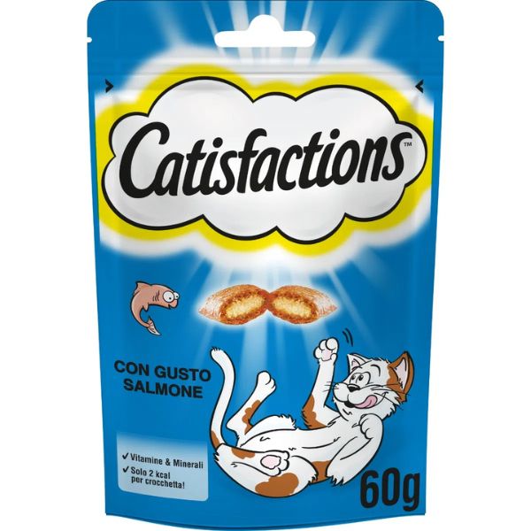 Image of Catisfactions snack per gatti 60 gr - Salmone