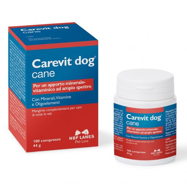 Image of NBF Lanes Carevit Dog compresse vitaminiche - 1 confezione da 100 compresse