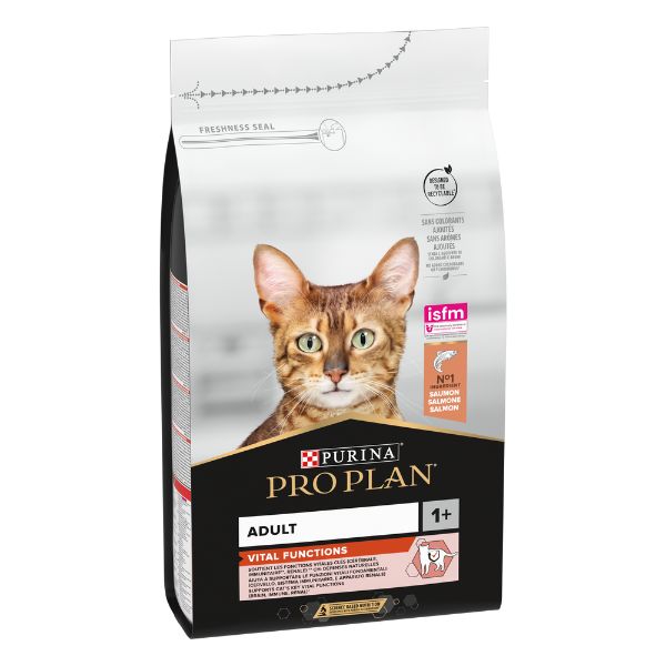 Image of Purina Pro Plan Vital Functions Adult 1+ con Salmone - 1,5 Kg Croccantini per gatti