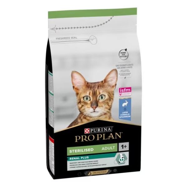 Image of Purina Pro Plan Renal Plus Sterilised Adult 1+ con Coniglio - 1,5 kg 9001662