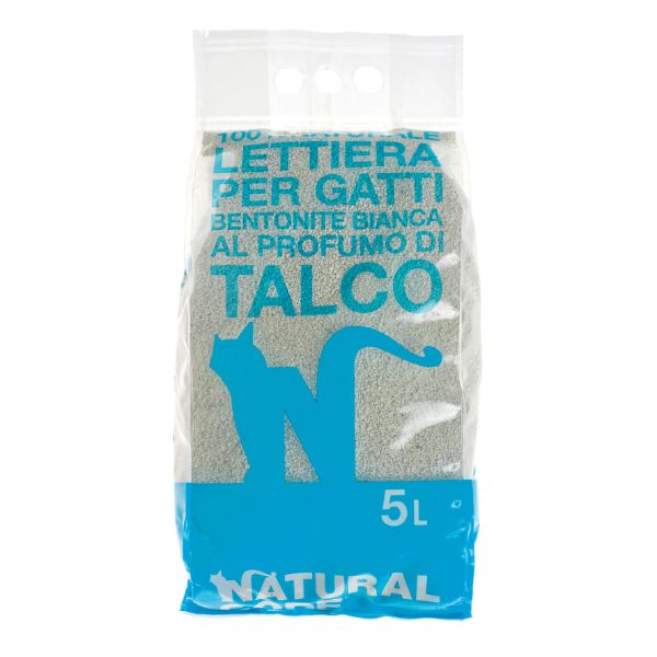 Image of Natural Code Lettiera Bentonite - 5 litri - Talco