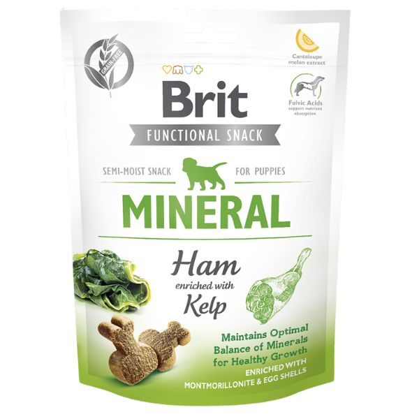 Image of Brit Care Puppy Functional Snack Mineral 150 gr - Prosciutto