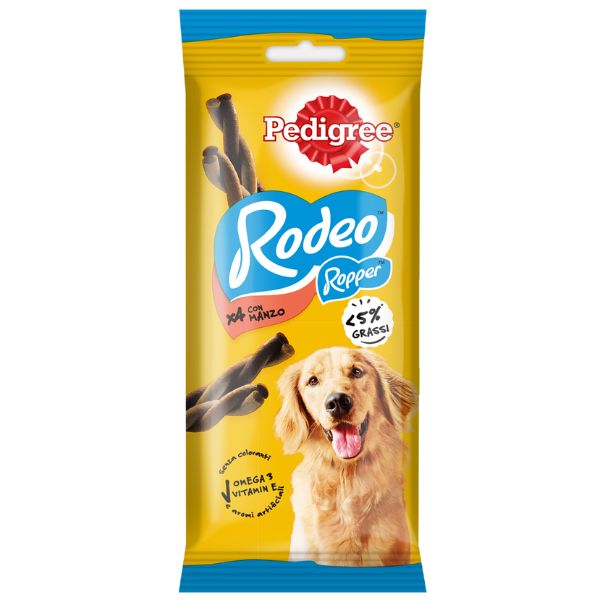 Image of Pedigree Rodeo Ropper snack per cani - confezione da 4 snack