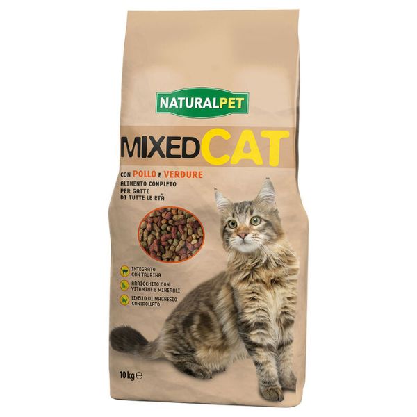 Image of NaturalPet Cat Mixed Pollo e Verdure - 10 Kg 9892340