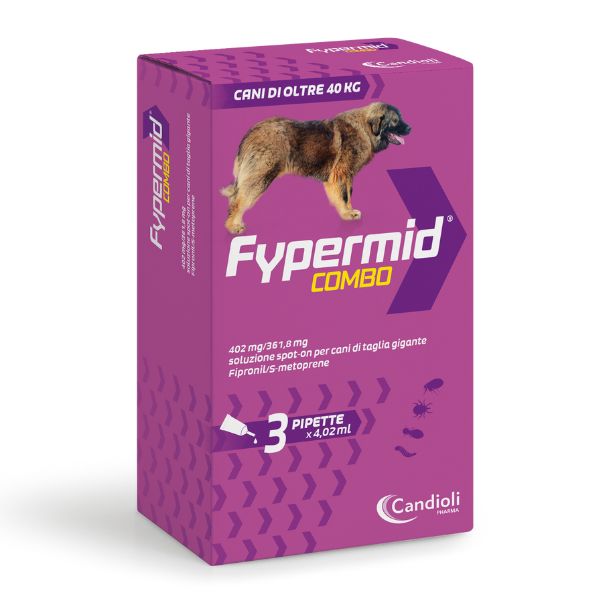 Image of Candioli Pharma Fypermid Combo Protezione Spot-On cane - 3 pipette per cani di taglia maxi
