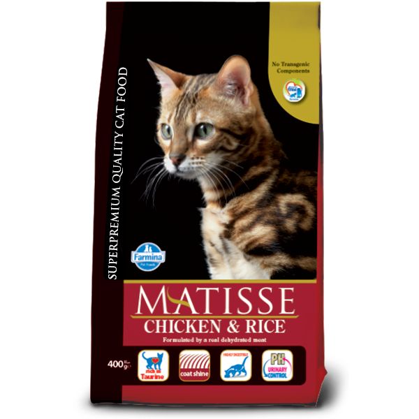 Image of Matisse Superpremium Cat Adult Pollo e riso - 10 kg Croccantini per gatti