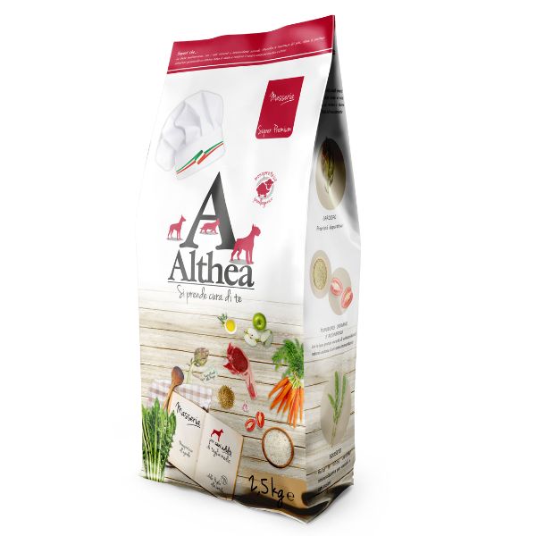 Image of Althea Superpremium Masseria Medium/Maxi - 2,5 Kg Croccantini per cani Monoproteico crocchette cani