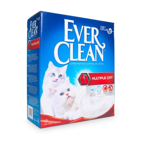Image of Ever Clean Multiple Cat lettiera agglomerante - 10 L Multiple cat