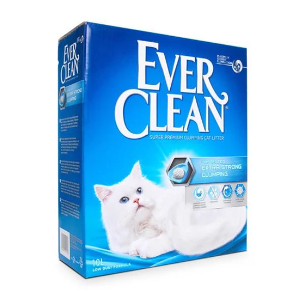 Image of Ever Clean Extra Strong Clumping Unscented lettiera agglomerante 10 litri - 10 L Unscented