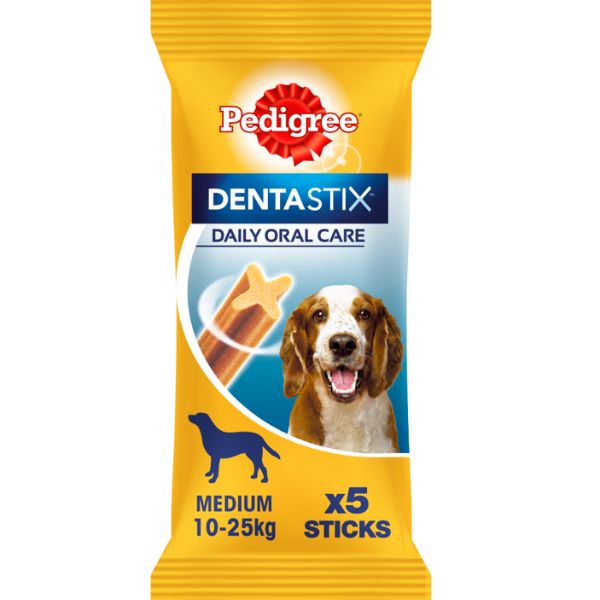Image of Pedigree Dentastix Medium snack per l'igiene orale - 5 pezzi