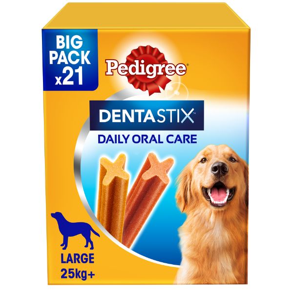 Image of Pedigree Dentastix Large snack per l'igiene orale - 21 pezzi