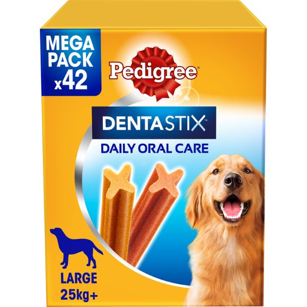 Image of Pedigree Dentastix Large snack per l'igiene orale - 42 pezzi