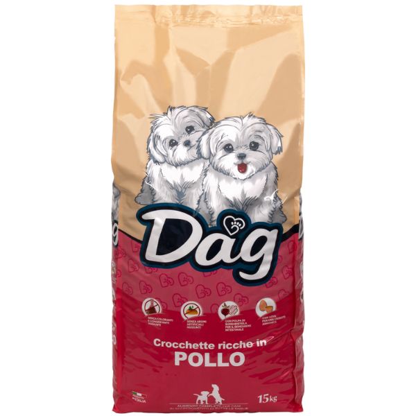 Image of Dag Dog Puppy All Breeds Pollo - 15 Kg Croccantini per cani