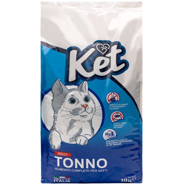 Image of Ket Cat Adult Tonno - 10 Kg Croccantini per gatti