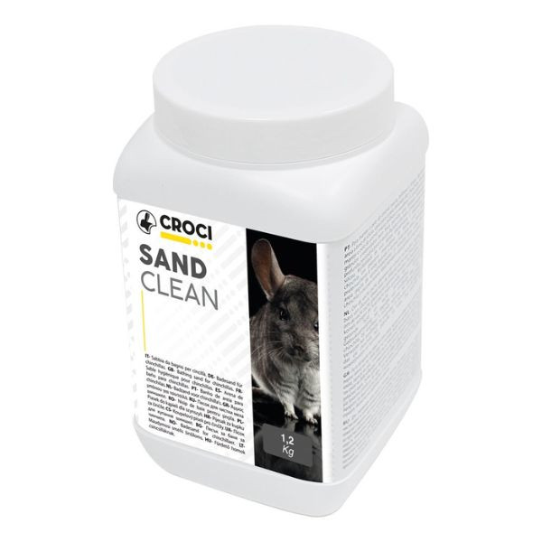 Image of Sabbia in silicio per cincillà Sand Clean Croci - 1,2 Kg