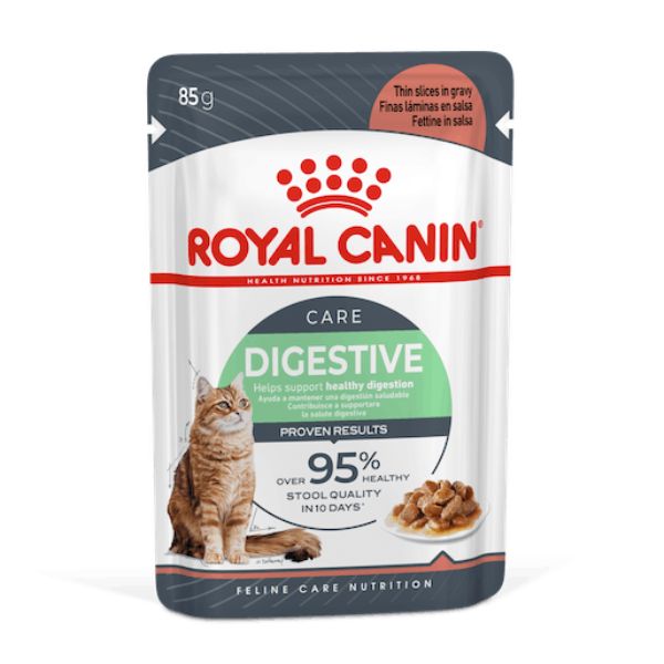 Image of Royal Canin Digest Care in Salsa - 85 gr Confezione da 12 pezzi Cibo umido per gatti