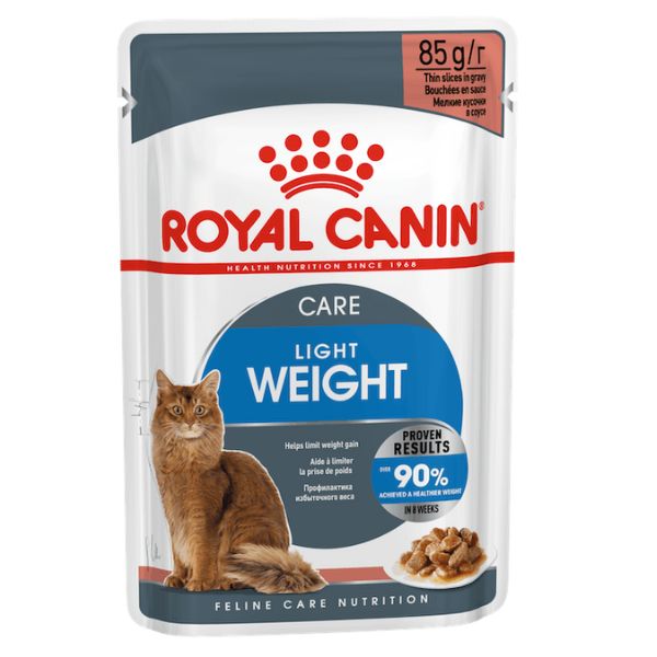 Image of Royal Canin Light Weight Care in Salsa - 85 gr Confezione da 12 pezzi Cibo umido per gatti
