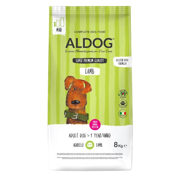Aldog Super premium Adult Mini monoproteico con Agnello (scadenza: 30/03/2026)