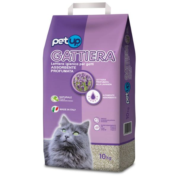 Image of Lettiera assorbente naturale profumata Gattiera PetUp - 10 Kg