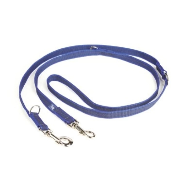 Image of Guinzaglio per cani regolabile Color & Gray Super-Grip Julius-K9 - Blu - 2,2 mt x 2 cm