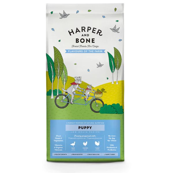 Image of Harper and Bone Puppy Flavours of the farm - 2 Kg Croccantini per cani