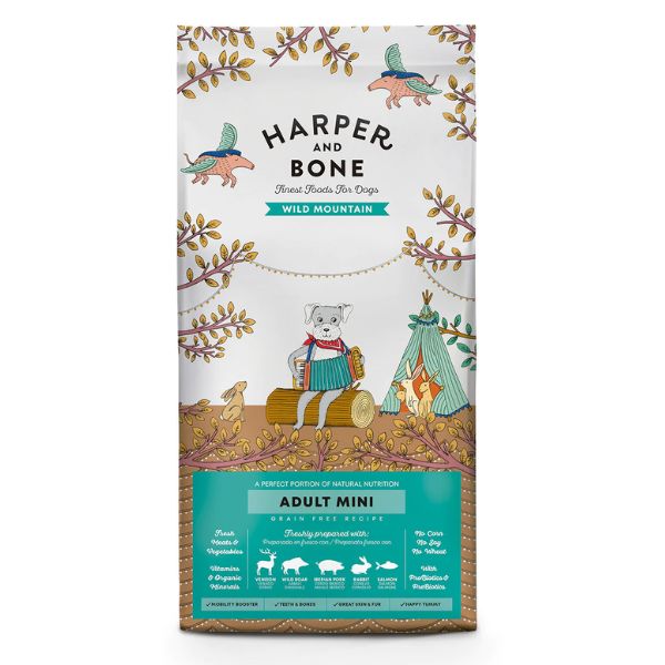 Image of Harper and Bone Adult Mini Wild mountain - 2 Kg Croccantini per cani