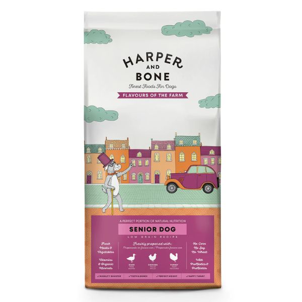 Image of Harper and Bone Senior Flavours of the farm - 2 Kg Croccantini per cani