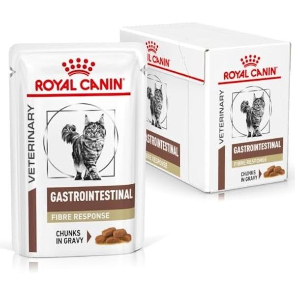 Image of Royal Canin Gastrointestinal Fibre Response in salsa multipack 12x85 gr - 1 multipack Cibo umido per gatti