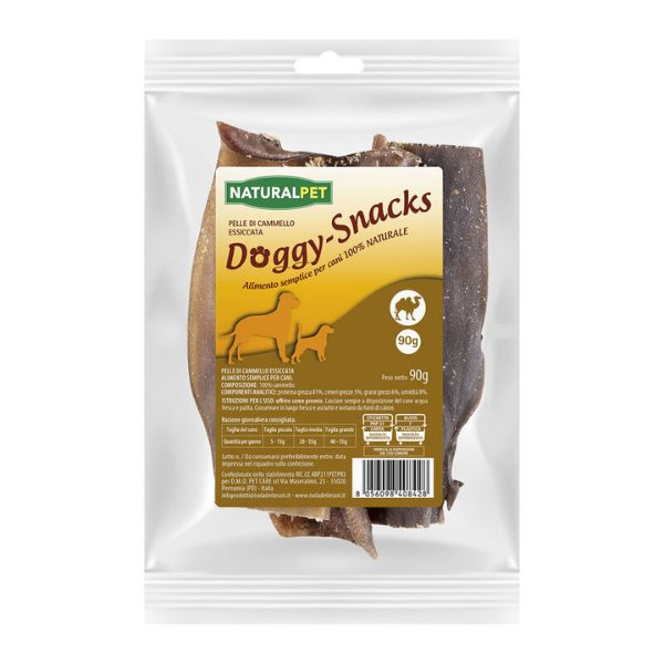 Image of NaturalPet Doggy Snacks per cani Pelle di Cammello - 90 gr