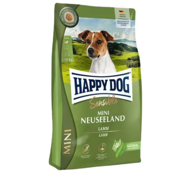 Image of Happy Dog Sensible Mini Neuseeland Grain Free Agnello - 4 kg Croccantini per cani