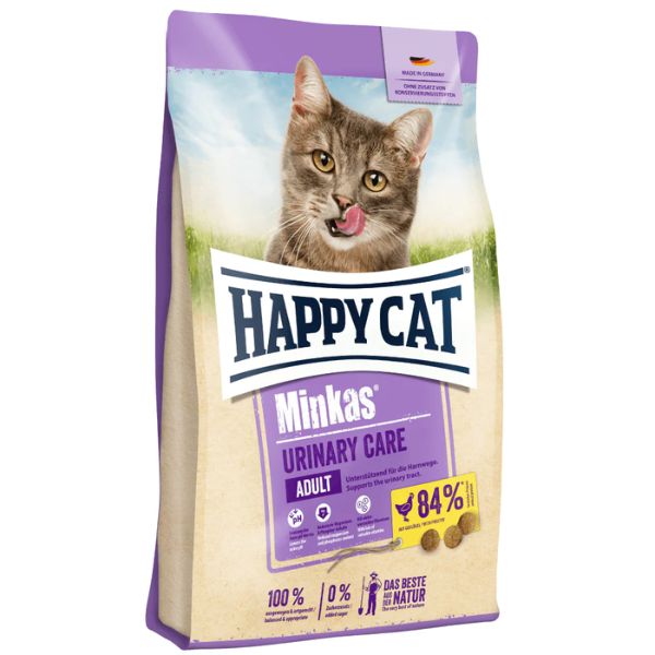 Image of Happy Cat Adult Minkas Urinary Care Pollo - 10 Kg Croccantini per gatti