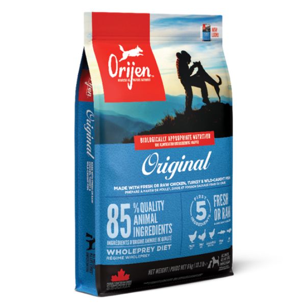 Image of Orijen Original Adult Dog Food - 11,4 kg Croccantini per cani