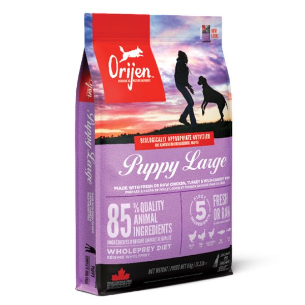 Image of Orijen Puppy Large Dog Food - 11,4 kg Croccantini per cani