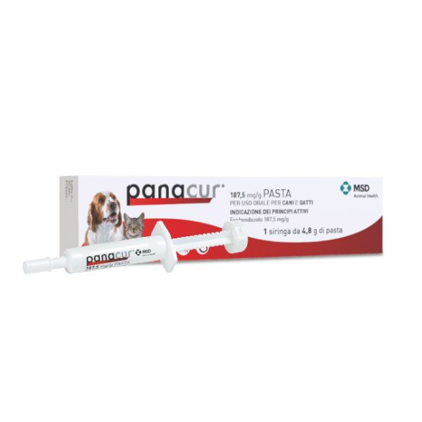 MSD Panacur Pasta orale cane e gatto - 1 siringa da 4,8 gr - 1° ORDINE? scegli lo sconto BZR5 / BZR20 + 200 punti fedeltà - Integratori per cani