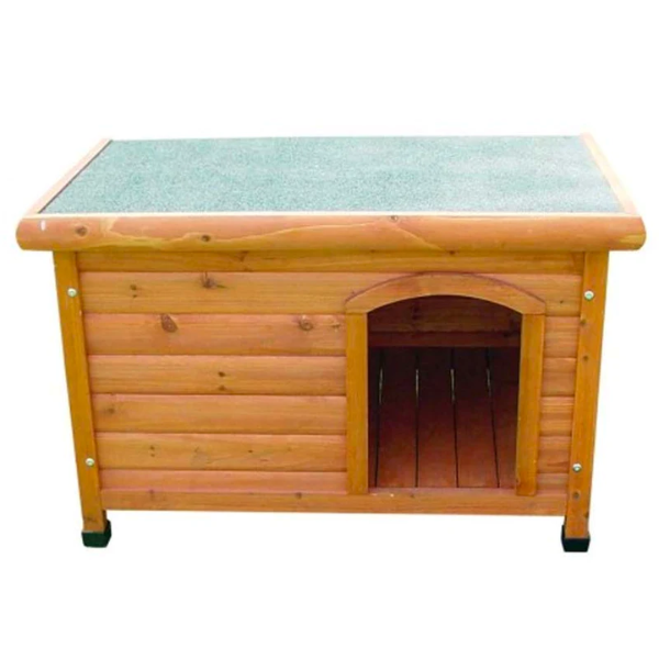 Immagine di Cuccia per cani da esterno in legno Shelter Croci - Small: 85x57x58 cm