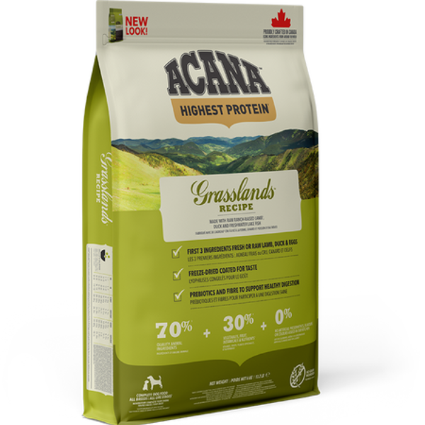 Image of Acana Grasslands Grain Free - 11,4 kg Croccantini per cani