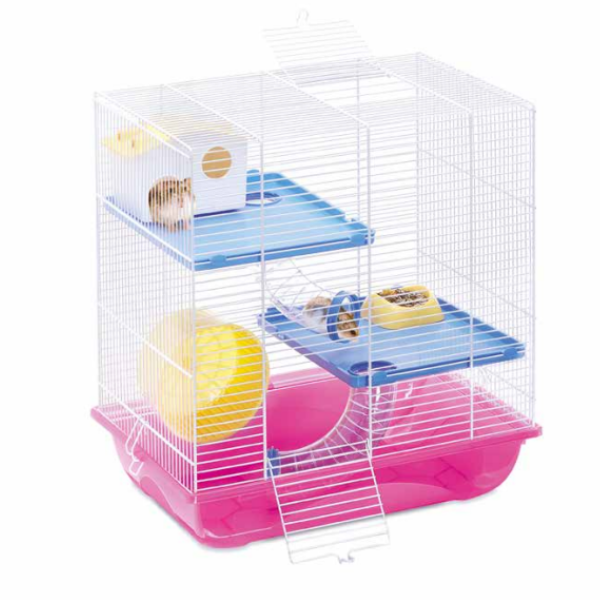 Gabbia Criceti Imac - 7: 45x30x47,5 cm - 1° ORDINE? scegli lo sconto BZR5 / BZR20 + 200 punti fedeltà