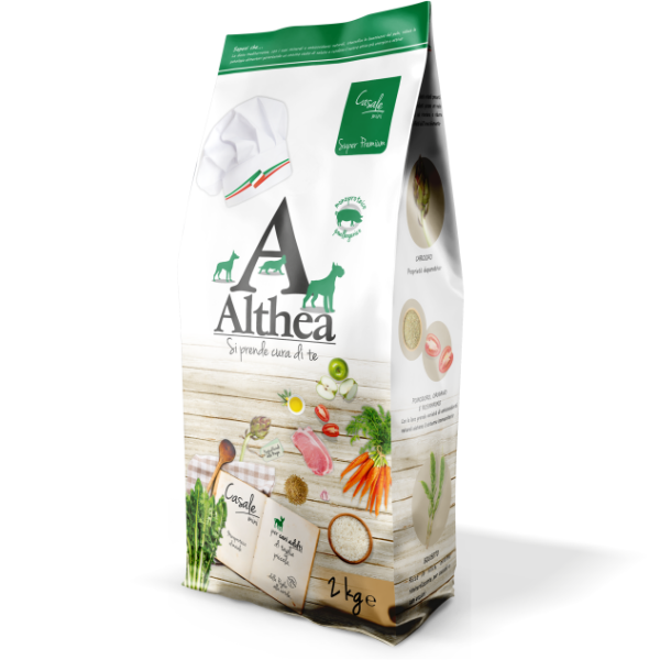 Image of Althea Superpremium Casale Hypo Mini - 2 Kg Croccantini per cani Monoproteico crocchette cani