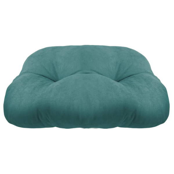 Cuscino ovale tessuto vellutato EveryDay Ferribiella - Petrolio - Medium: 70x45 cm - 1° ORDINE? scegli lo sconto BZR5 / BZR20 + 200 punti fedeltà