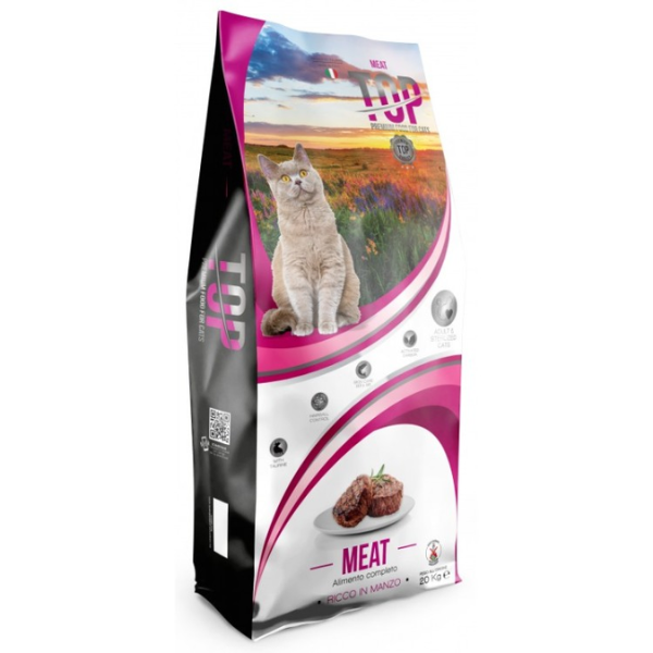 Image of Top Gatto Meat Adult ricco di manzo - 20 kg Croccantini per gatti
