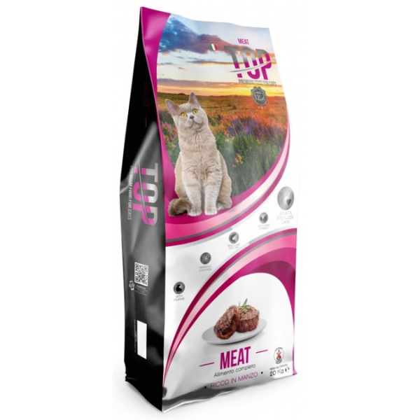 Top Gatto Meat Adult ricco di manzo - 20 kg