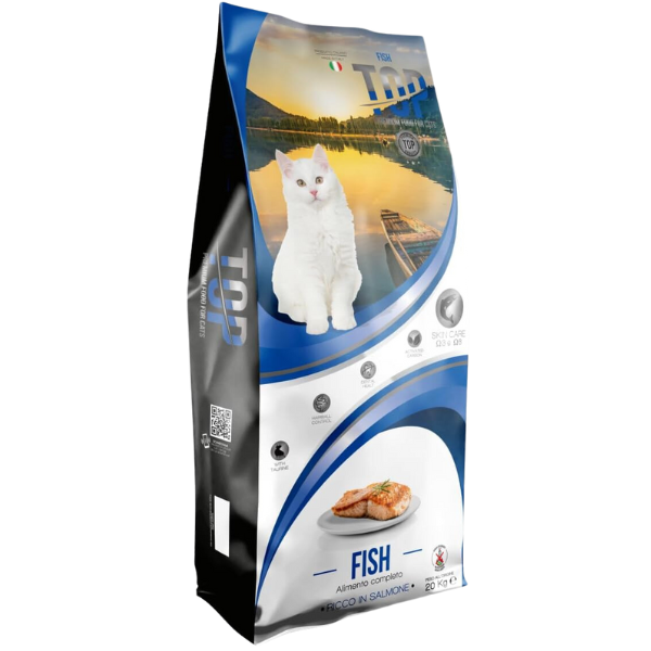 Top Gatto Fish Adult ricco di salmone - 20 kg