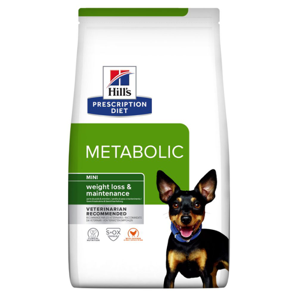 Hill's Prescription Diet Metabolic mini Canine - 3 Kg - Croccantini per cani - 1° ORDINE? scegli lo sconto BZR5 / BZR20 + 200 punti fedeltà